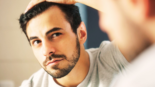 It is related to aging, heredity, and changes in the hormone testosterone. Inherited, or pattern baldness, affects many more men than women. Male pattern baldness can occur at any time after puberty. About 80% of men show signs of male pattern baldness by age 70 years.